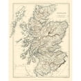 thumbnail image 3 of Chapman 20x24 Black Modern Framed Museum Art Print Titled - Scotland - Chapman 1847, 3 of 5