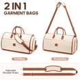 thumbnail image 5 of MIUSSE Convertible Garment Bag for Travel 2-in-1 Garment Duffle Bag 60L Carry On Garment Weekender Bag Hanging Suitcase Suit Travel Duffel, 5 of 7