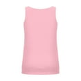 thumbnail image 4 of XUNKUSGA Womens Tank Tops Fashion V Neck Rivet Ruched Sleeveless Womens Tops Loose Fit Casual Basic Banded Shirts Trendy Boho Women's Tank Tops S-3XL,Pink, 4 of 5