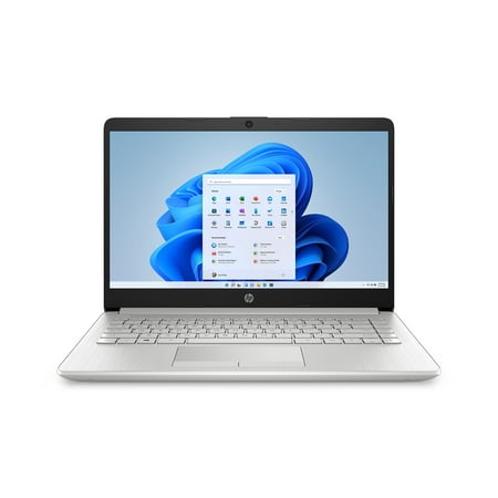 HP Stream 14" Laptop, Intel Celeron N4120,4GB RAM,64GB eMMC, Natural Silver, Windows 11 (S mode) with Office 365 1-yr, 14-cf2113wm