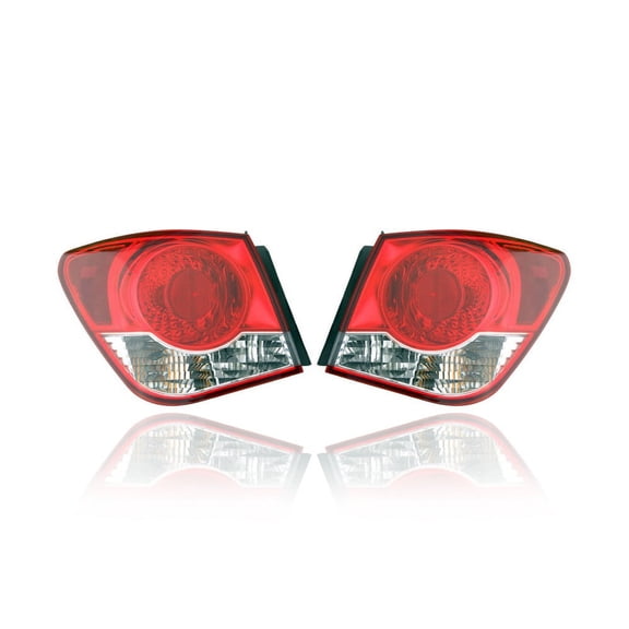 Tail Light Assembly - Compatible/Replacement for '11-16 Chevrolet Cruze, 16-16 Cruze Limited - Outer On Body - Pair, Left Driver   Right Passenger Set - 94540777, 94540776