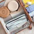 thumbnail image 2 of Hair Tools Storage with Heat Resistant Mat- Wavy Dotted Pattern Printed Curling Iron Travel Bag/Flat Iron Case for Women, 2 of 8