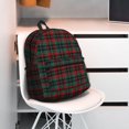 thumbnail image 4 of Lafuoo Tartan Plaid Pattern Casual Backpack, Large Capacity Adjustable Shoulder Strap Computer Backpack, Unisex, Suitable for Campus, Business,Travel-One Size, 4 of 4