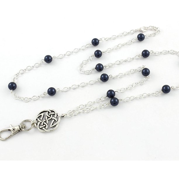Brenda Elaine Jewelry Silver Plated Women's Fashion Lanyard Necklace ID
