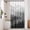 Black, variant on Black and White Misty Forest Shower Curtain Set Grey Gray Ombre Waterproof Fabric Shower Curtains Nature Tree Mountain Decorative Bathroom Bath Curtain Decor (Black,36"x 72")