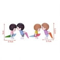 thumbnail image 2 of CNKOO 2PCS/Set Mini Lovers Dolls Model Figures Landscape Fairy Garden Ornaments Random, 2 of 6