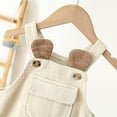 thumbnail image 6 of Byoo Toddler Boys Corduroy Overalls Solid Color Pocket Baby Soft Jumpsuit Trousers Children Casual Cozy Romper Pants, 6 of 9