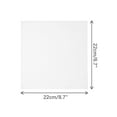 thumbnail image 2 of INSPIRE CHIC Father's Day Men's Color Block Lightweight White Pocket Squares for Formal Wedding White One Size, 2 of 4