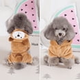 thumbnail image 1 of Ropa para perros, ropa de cuatro patas de vellón coral, ropa de transformación gruesa para mascotas de otoño e invierno., 1 of 2