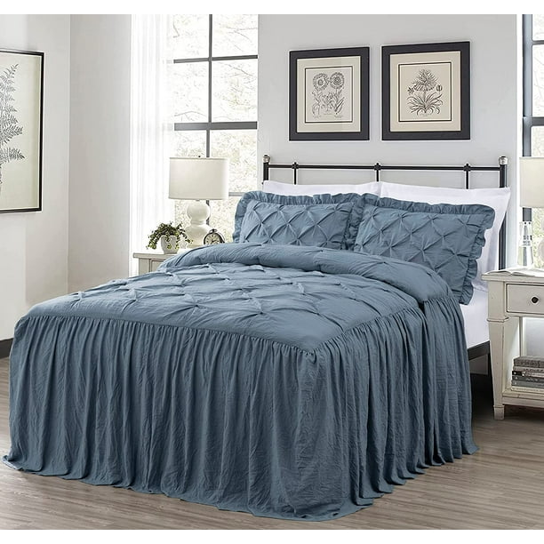 Chezmoi Collection Aria 2Piece Pinch Pleat Pintuck Ruffle Skirt