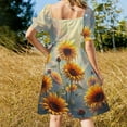 thumbnail image 3 of Sunflower Dress Elegant Dresses Plus Sizes Dress Summer 2025 Women Long Dress Women Women's Dress, 3 of 6
