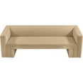thumbnail image 6 of Meridian Furniture Henson Camel Velvet Sofa, 6 of 34