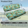 thumbnail image 3 of Psesaysky Tropical Palm Tree Flower Golf Cart Seat Cover Breathable Mesh Bench Seat Cover Universal Fit for Club Car Golf Cart Decorations All Seasons No Stapler Required, 3 of 8