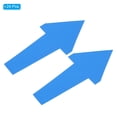 thumbnail image 3 of Uxcell 12" x 6" Arrow Sticker, Removable Self Adhesive Arrow Sign, Blue 24Pack, 3 of 6