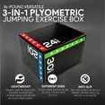 BalanceFrom Fitness 16lb Versatile 3 in 1 Plyometric Jumping Exercise ...