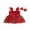 Red, variant on Miaouyo Infant Baby Girl Christmas Outfit 0 3 6 9 12 18 Months Sleeveless Stars Bows Tulle Patchwork Romper Dress with Hairband