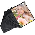 thumbnail image 1 of 10 Pieces Magnetic Photo Pocket Picture Frame, Photo Pocket Sleeve for Fridge, Locker, Office Cabinet (Black), 1 of 7
