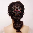 thumbnail image 3 of Elegant Temperament Mother Hair Claw Girls All-match Antiquity Headwear Hairstyle Tools Female Hair Accessories Rhinestone Duckbill Clip Korean Style Hairpin Flower Hair Clip N, 3 of 8