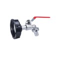 thumbnail image 1 of Adaptador de grifo de caja de agua IBC de cobre desmontable profesional reutilizable a prueba de fugas adaptador de riego de plantas de Herramientas y ferretería Punta de aleación de 1/2 pulgada Eigraketly TO009559-03, 1 of 6