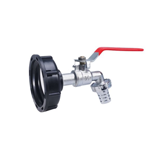 Adaptador de grifo de caja de agua IBC de cobre desmontable profesional reutilizable a prueba de fugas adaptador de riego de plantas de Herramientas y ferretería Punta de aleación de 1/2 pulgada Eigraketly TO009559-03