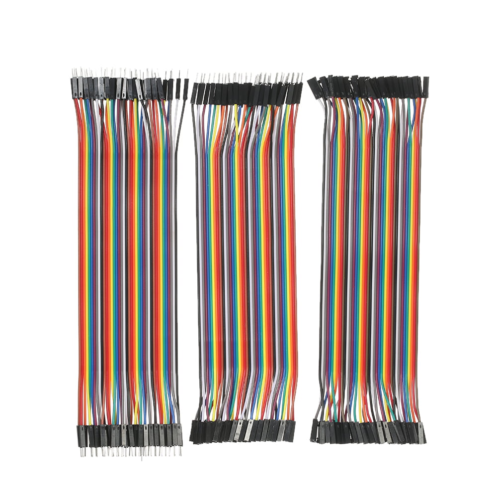 240pcs Breadboard Jumper Wires Ribbon Cables Kit Multicolored 10cm/20cm Z3H1 