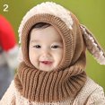 thumbnail image 1 of Foulard à Capuche Chaude Mode Hiver pour Bébés Filles Garçons avec Cache-Oreilles Tricoté, 1 of 10
