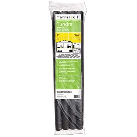 Armacell Tundra 1 in. x 3 ft. L Polyethylene Foam Pipe Insulation
