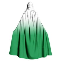 Hvyesh Halloween Cape with Hood Reversible Hooded Cape Cloak Adult Unisex Theme Party Long Hooded Cloak Costume