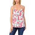 thumbnail image 2 of SSOULM INCH & FIT Women's Sleeveless Pleated Chiffon Layered Cami Tank Top Blouse with Plus Size Made in USA, 2 of 4