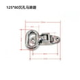 thumbnail image 2 of Stainless Steel Riding Equestrian Stirrups Ergonomic Footplate Marine Accessories ,Compact Safe Design, 2 of 5