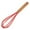 Red, variant on Hariumiu Kitchen 10 Inch Wooden Handle Silicone Whisk Reusable Labor-saving Egg Beater for Whisking, Beating, Blending Ingredients, Mixing Sauces