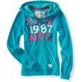 thumbnail image 1 of Aeropostale - Sudadera con capucha para mujer Aero 1987 Nyc, verde, mediana, 1 of 1