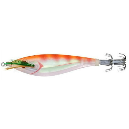 Yo-Zuri Ultra 3D Cloth M2 #SS Squid Jig - 3 3/8in - Clear Luminous Orange