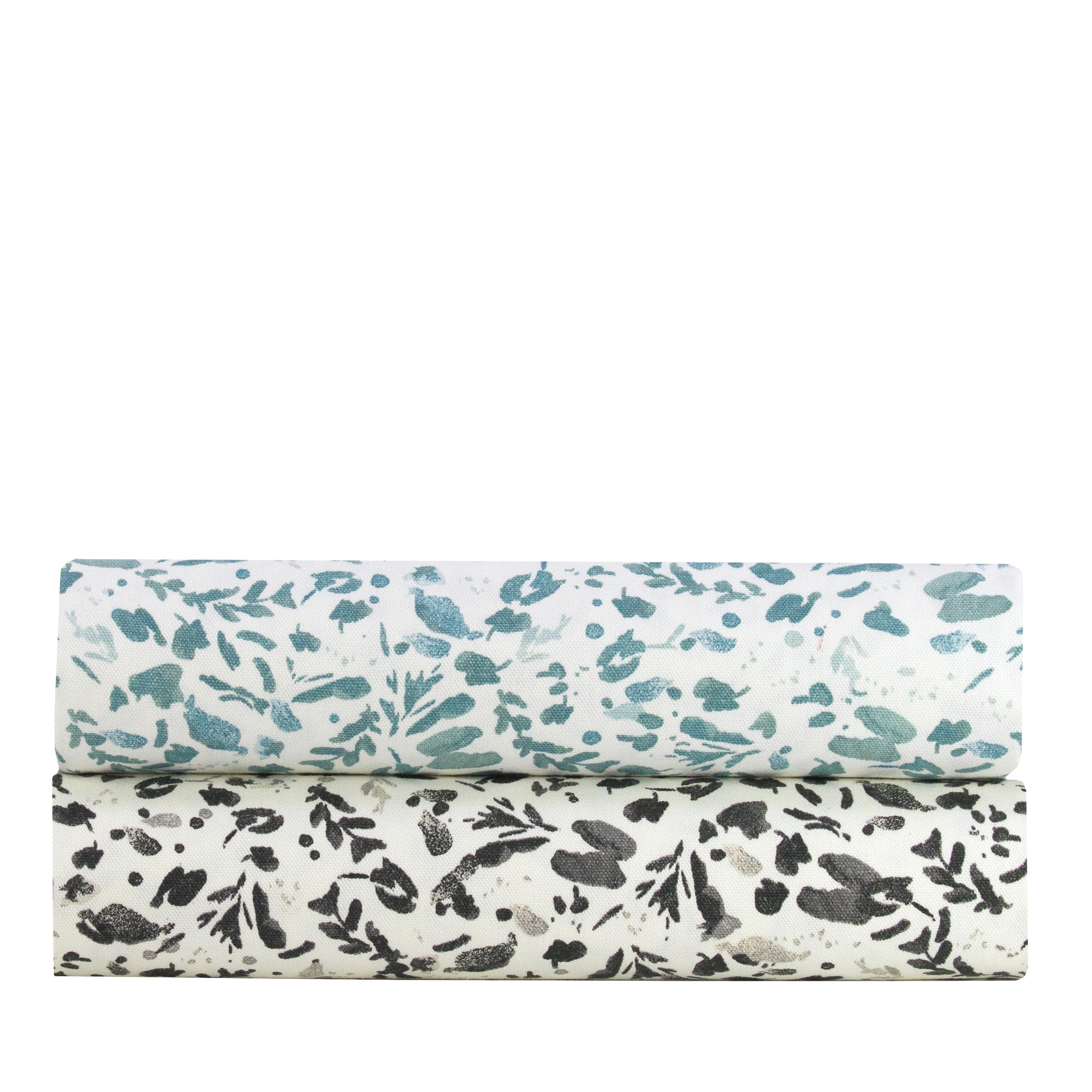 Better Homes & Gardens 100% Cotton Ditsy Leaf Teal, 2 Yard Precut Fabric