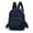 Navy, variant on Spencer Women's Nylon Mini Travel Tiny Backpack Adjustable Straps Shoulder Rucksack for Hiking Outdoor "Blue"