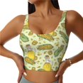thumbnail image 2 of Picia Corn And Corn Oil Sports Bra for Women,Padded Strappy Sports Bras Medium Support Yoga Bra with Removable Cups,Running Yoga Bra-Medium, 2 of 9