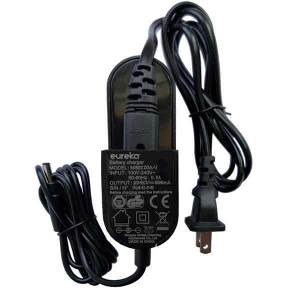 Original Genuine OEM E-ureka MC2805A 25-29V AC/DC Adapter for NEC101 Series 21.6V 2000mAh Lithium Li-ion Battery 150W Lightweight Cordless Stick Vacuum Cleaner NEC-101 500mA 0.5A Power Supply Charger