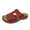 Red, variant on Aayomet Sandals for Women Ladies Fashion Leather Carved Hollow Platform Beach Sandals And Slippers,Black 9