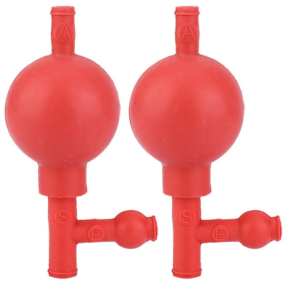 2 Pcs Reusable Rubber Suction Ear Syringe Hand Bulb Syringe Ear Washing Squeeze Bulb Laboratory Tool