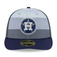 thumbnail image 2 of Men's New Era  Gray/Navy Houston Astros 2025 Batting Practice Low Profile 59FIFTY Fitted Hat, 2 of 7