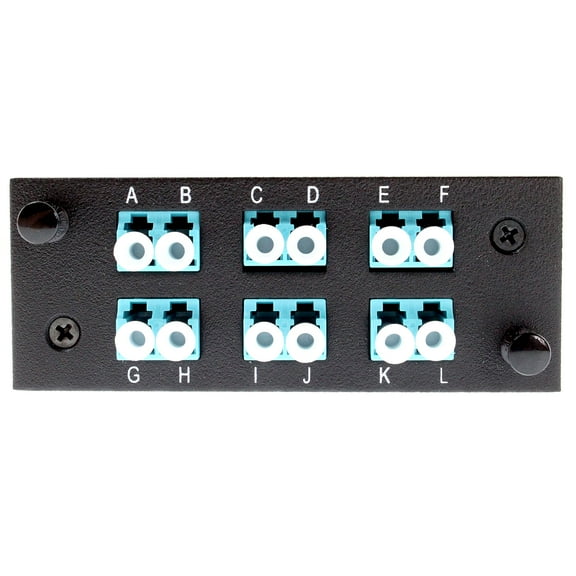 Molex MLCDLC12OM3 12-Fiber LC Duplex Modlink Plug & Play Mini Cassette