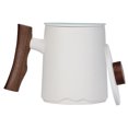 thumbnail image 4 of Taza de café de cerámica con colador de té Taza de café de cerámica con filtro Taza para el hogar, 4 of 7