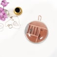 thumbnail image 4 of Small Travel Jewelry Case Jewelry Organizer Earrings Rings Necklaces Storage Box, 4 of 8