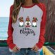 thumbnail image 1 of Pntutb Mujeres Otoño e Invierno Casual Navidad Impreso Cuello Redondo Manga Larga Jersey Blusa Sudadera tops Pntutb Pntutb-157, 1 of 5