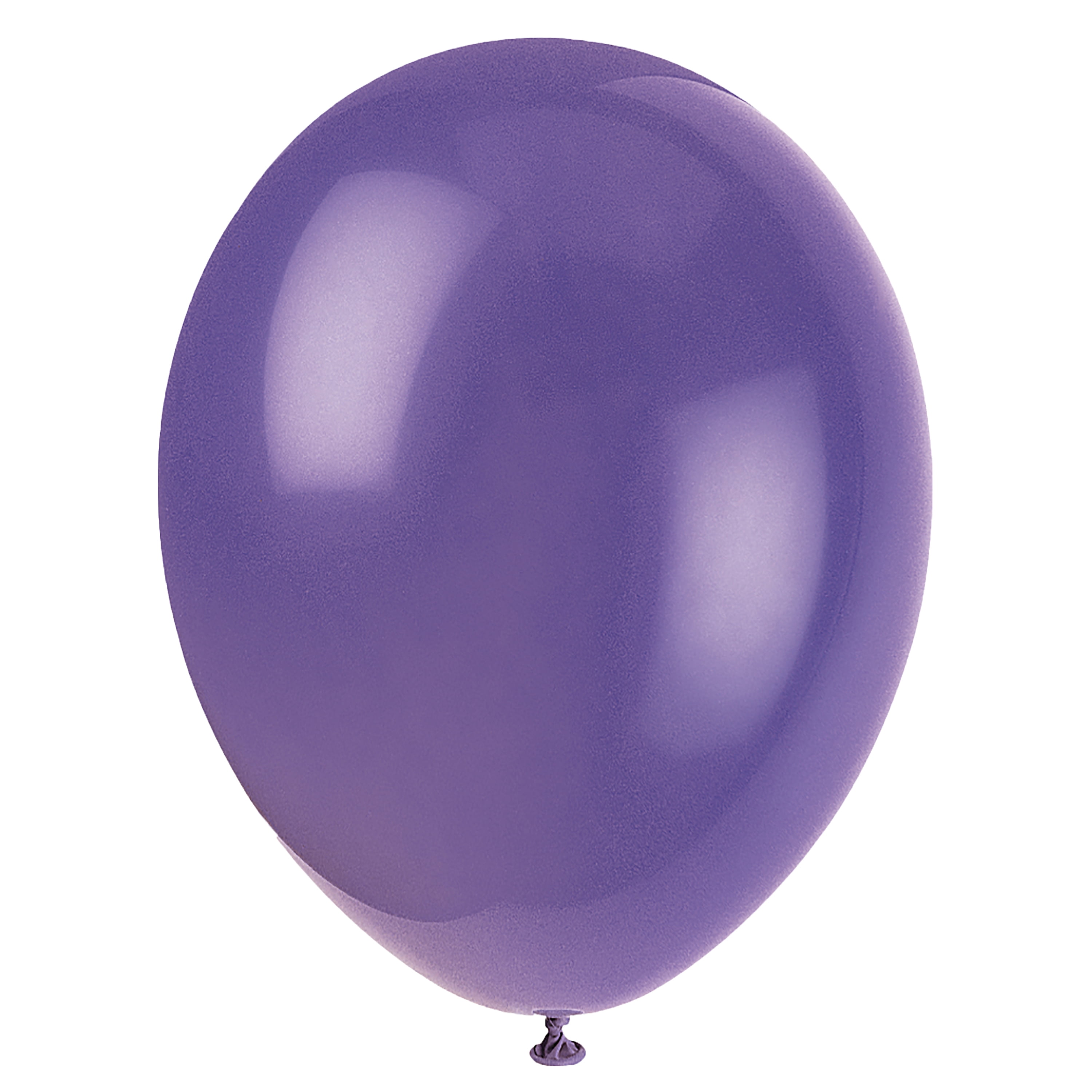 Unique Industries Latex 12.5" Multi-color Solid Print Birthday Balloons, 144 Count
