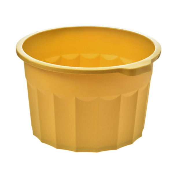 Lavabo de masaje para pies, lavabo, cubo ligero para baño de pies, lavabo grande para pies amarillo