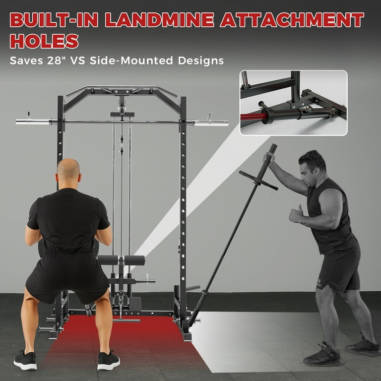 Mikolo Smith Machine, Home Gym Squat Rack, Pull Down