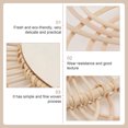 thumbnail image 5 of Minkissy 1Pack Rattan Mirrors for Wall Rustic Wall Mirror Khaki for Interior Decoration, 5 of 5