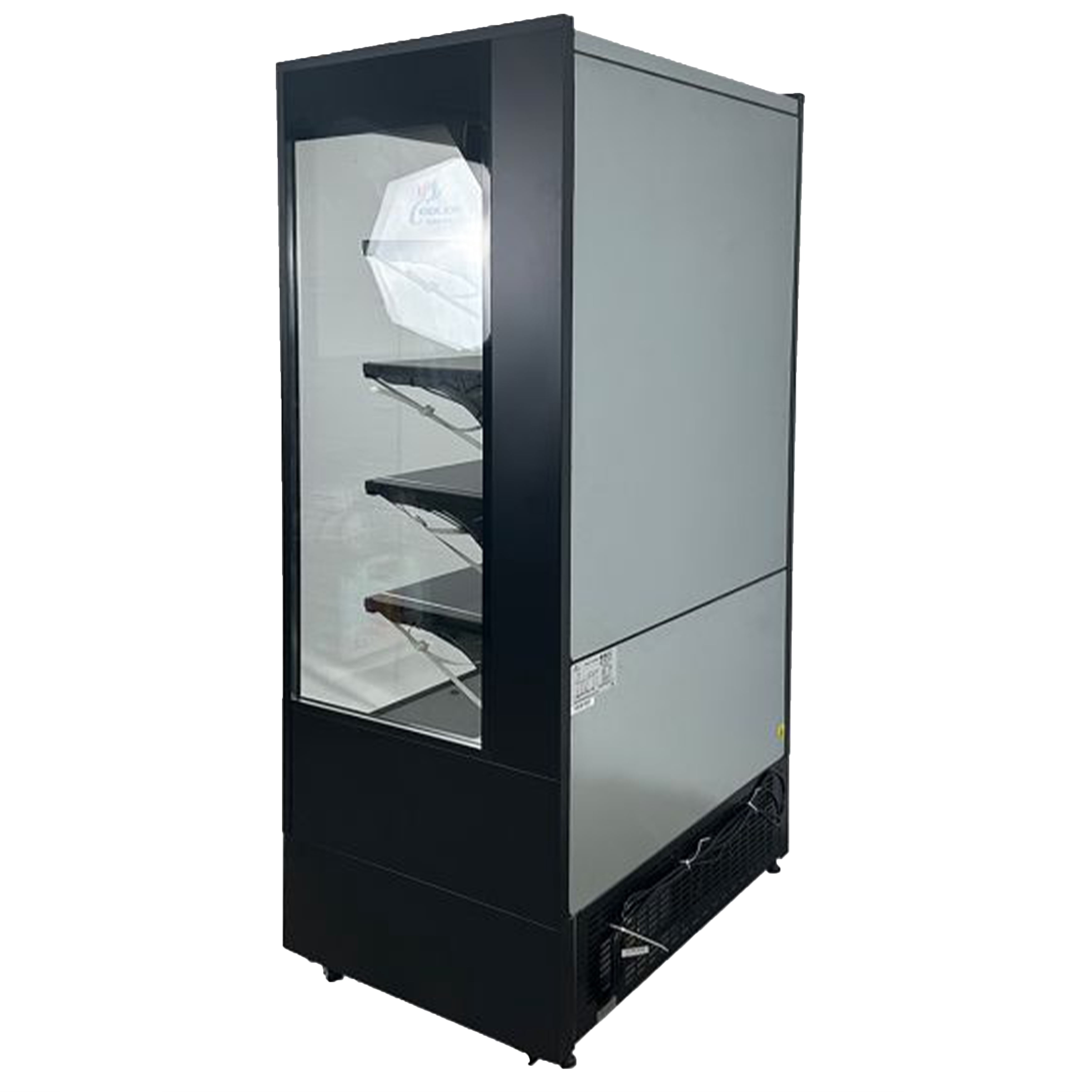 NSF 40 in. Vertical Open Air Display Merchandiser, Commercial Refrigerator Grab Showcase