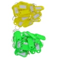 thumbnail image 1 of 100pcs Etiquetas clave multifunción de plástico Etiquetas de identificación Etiqueta de nombre Etiquetas de llavero Etiquetas de Am Baoblaze  Marcador de etiquetas de etiquetas de llavero, 1 of 8